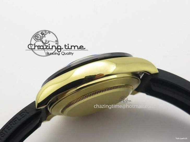 Maker Black A7750@6 Rubber BP Markers Sticks Daytona Gold Strap On Dial Subdial YG 0503